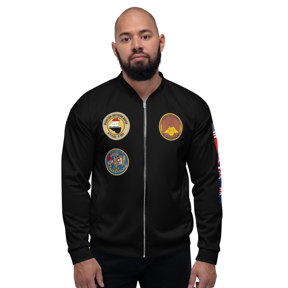 USS Abraham Lincoln (CVN-72) 1993 FP Cruise Jacket – front view, white