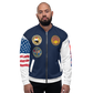 USS Abraham Lincoln (CVN-72) 1993 FP Cruise Jacket - All American – front view, white