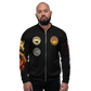 USS Abraham Lincoln (CVN-72) 1993 FP Cruise Jacket - WESTPAC Dragon – front view, white