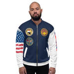 USS Abraham Lincoln (CVN-72) 1995 FP Cruise Jacket - All American – front view, white