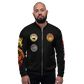 USS Abraham Lincoln (CVN-72) 1995 FP Cruise Jacket - WESTPAC Dragon – front view, white
