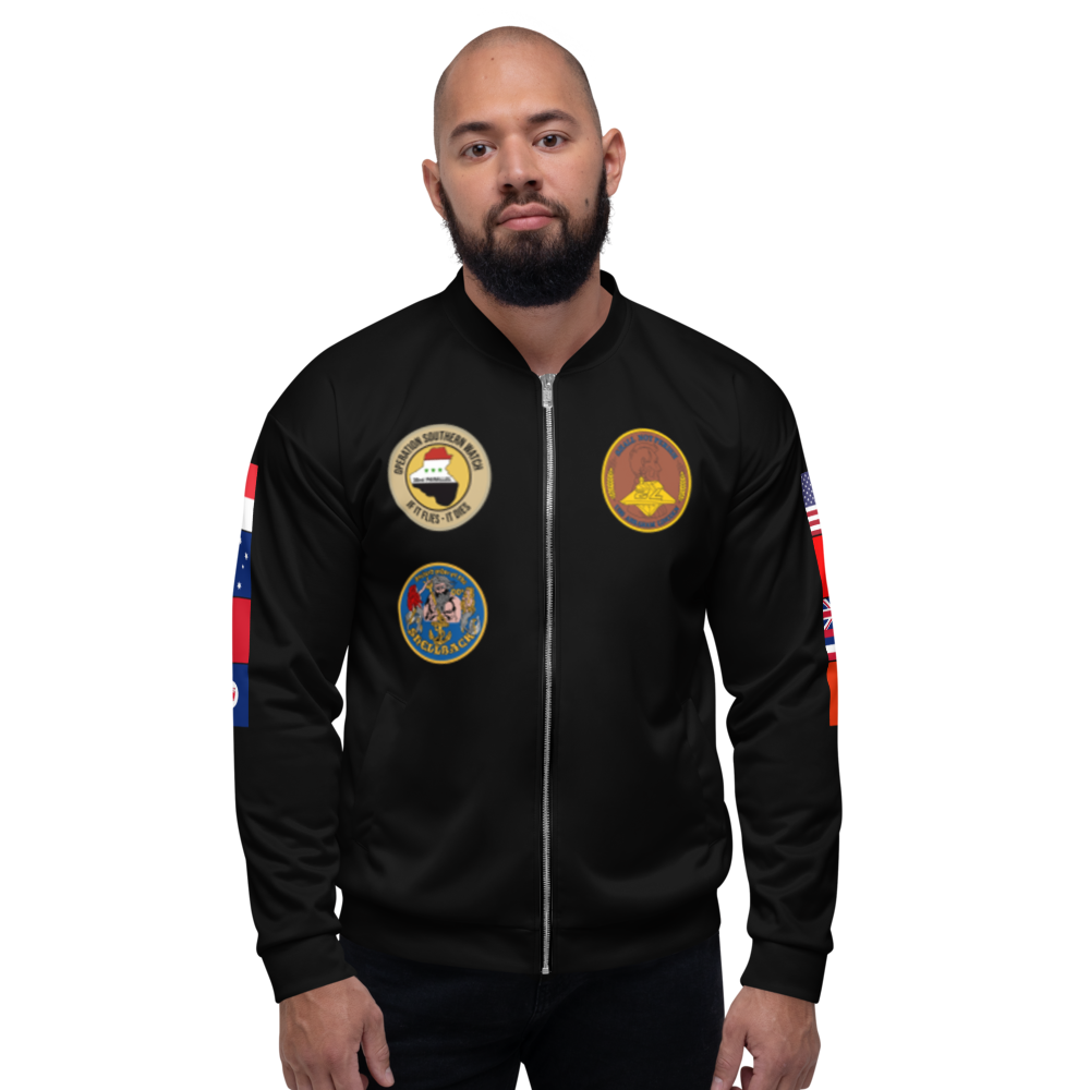 USS Abraham Lincoln (CVN-72) 1998 FP Cruise Jacket – front view, white