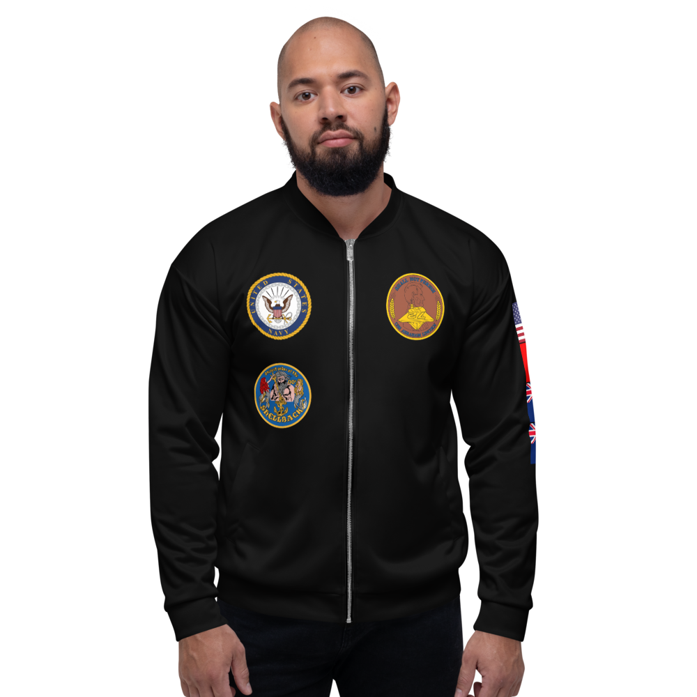 USS Abraham Lincoln (CVN-72) 2000-01 FP Cruise Jacket – front view, white
