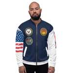 USS Abraham Lincoln (CVN-72) 2000-01 FP Cruise Jacket - All American – front view, white