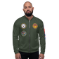 USS Abraham Lincoln (CVN-72) 2000-01 FP Cruise Jacket - Green – front view, white