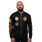 USS Abraham Lincoln (CVN-72) 2002-03 FP Cruise Jacket - WESTPAC Dragon – front view, white
