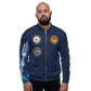 USS Abraham Lincoln (CVN-72) 2002-03 FP Cruise Jacket - Shellback – front view, white
