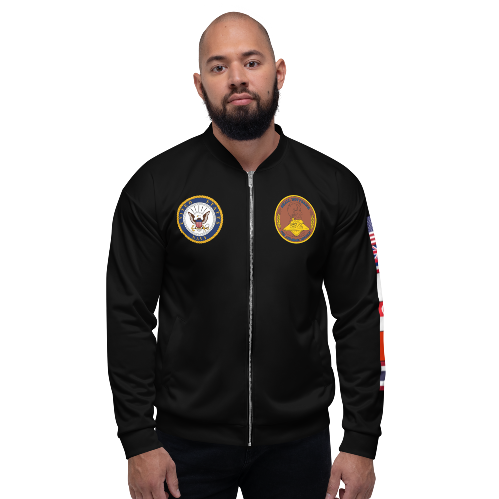 USS Abraham Lincoln (CVN-72) 2006 FP Cruise Jacket – front view, white