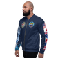 USS Coral Sea (CVA-43) 1969-70 FP Cruise Jacket - Shellback Sleeve – left view, white