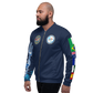 USS Enterprise (CVAN-65) 1964 FP Cruise Jacket - Shellback Sleeve – left view, white
