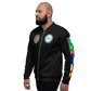 USS Enterprise (CVAN-65) 1964 FP Cruise Jacket - Black – left view, white