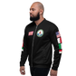 USS George H.W. Bush (CVN-77) 2011 FP Cruise Jacket - Black – left view, white