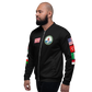 USS George H.W. Bush (CVN-77) 2014 FP Cruise Jacket - Black – left view, white