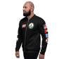 USS George H.W. Bush (CVN-77) 2017 FP Cruise Jacket - Black – left view, white