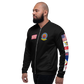 USS Independence (CVA-62) 1965 FP Cruise Jacket - Black – left view, white