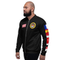 USS America (CV-66) 1989 FP Cruise Jacket - Black – left view, white