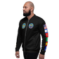 USS Coral Sea (CV-43) 1985-86 FR Cruise Jacket - Black – left view, white