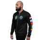 USS Coral Sea (CV-43) 1987-88 FP Cruise Jacket - Black – left view, white