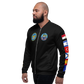 USS Coral Sea (CV-43) 1989 FP Cruise Jacket - Black – left view, white