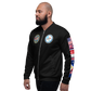USS Enterprise (CVN-65) 1978 FP Cruise Jacket - Black – left view, white