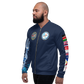USS Enterprise (CVN-65) 1982-83 FP Cruise Jacket - Shellback – left view, white