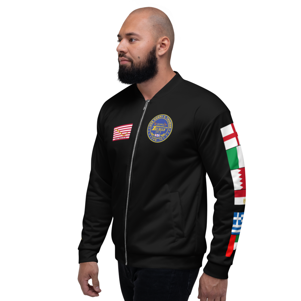 USS Harry S. Truman (CVN-75) 2004-05 FP Cruise Jacket - Black – left view, white