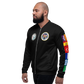 USS John F. Kennedy (CVA-67) 1971-72 FP Cruise Jacket - Black – left view, white