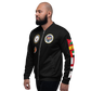USS John F. Kennedy (CV-67) 1999-2000 FP Cruise Jacket - Black – left view, white