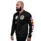 USS John F. Kennedy (CV-67) 2004 FP Cruise Jacket - Black – left view, white