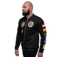 USS John F. Kennedy (CV-67) 1982 FP Cruise Jacket - Black – left view, white
