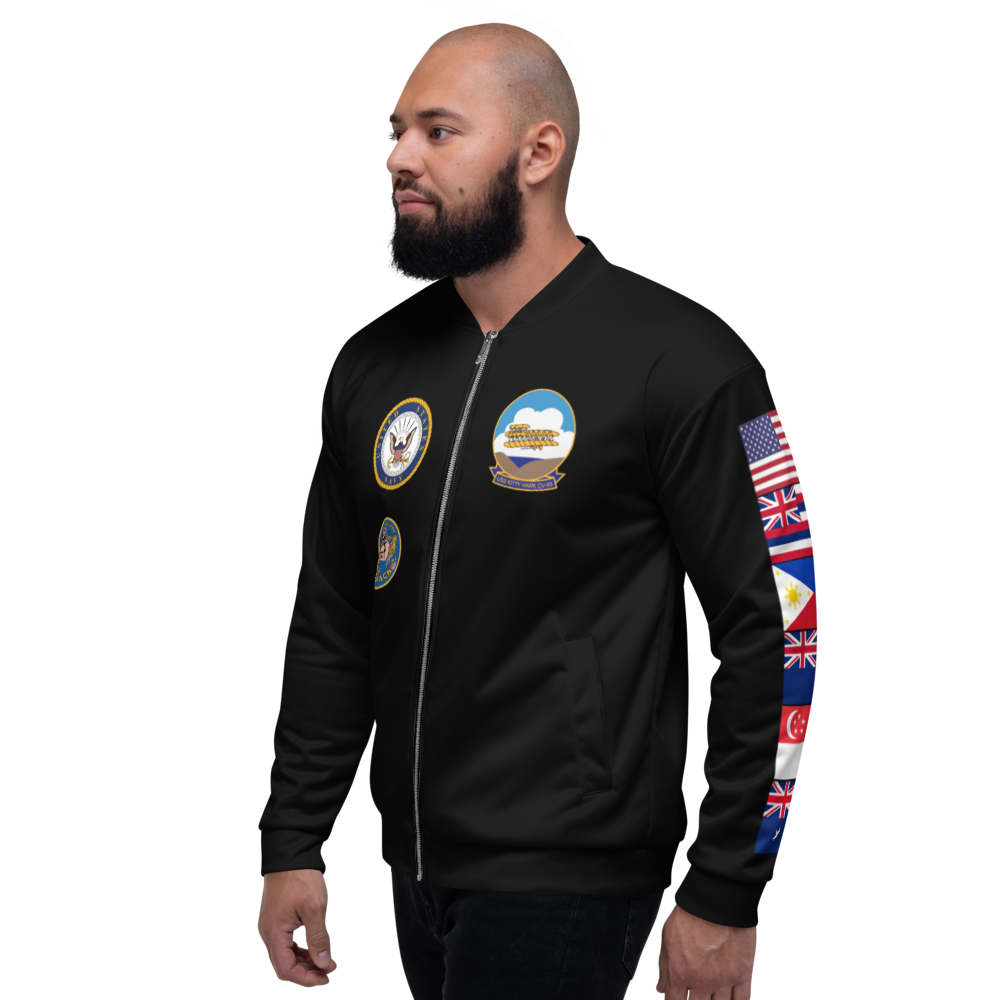 USS Kitty Hawk (CV-63) 1981 FP Cruise Jacket – left view, white
