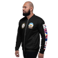USS Kitty Hawk (CV-63) 1979-80 FP Cruise Jacket - Black – left view, white