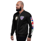 USS Midway (CV-41) 1975-76 FP Cruise Jacket - Black – left view, white