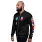 USS Ranger (CV-61) 1991 FP Cruise Jacket - Black – left view, white