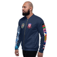 USS Ranger (CV-61) 1980-81 FP Cruise Jacket - Shellback – left view, white