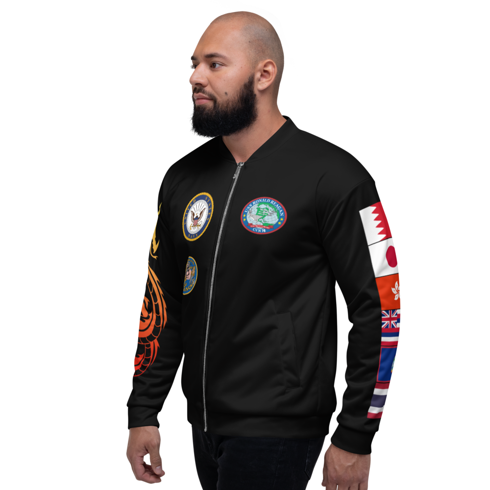 USS Ronald Reagan (CVN-76) 2011 FP Cruise Jacket - WestPac – left view, white