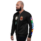USS Saratoga (CVA-60) 1971 FP Cruise Jacket - Black – left view, white
