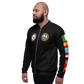USS Theodore Roosevelt (CVN-71) 2005-06 FP Cruise Jacket - Black – left view, white