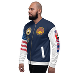 USS Abraham Lincoln (CVN-72) 1993 FP Cruise Jacket - All American – left view, white