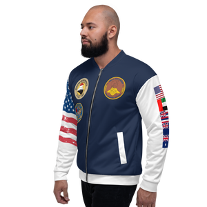 USS Abraham Lincoln (CVN-72) 1993 FP Cruise Jacket - All American – left view, white