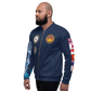 USS Abraham Lincoln (CVN-72) 2002-03 FP Cruise Jacket - Shellback – left view, white
