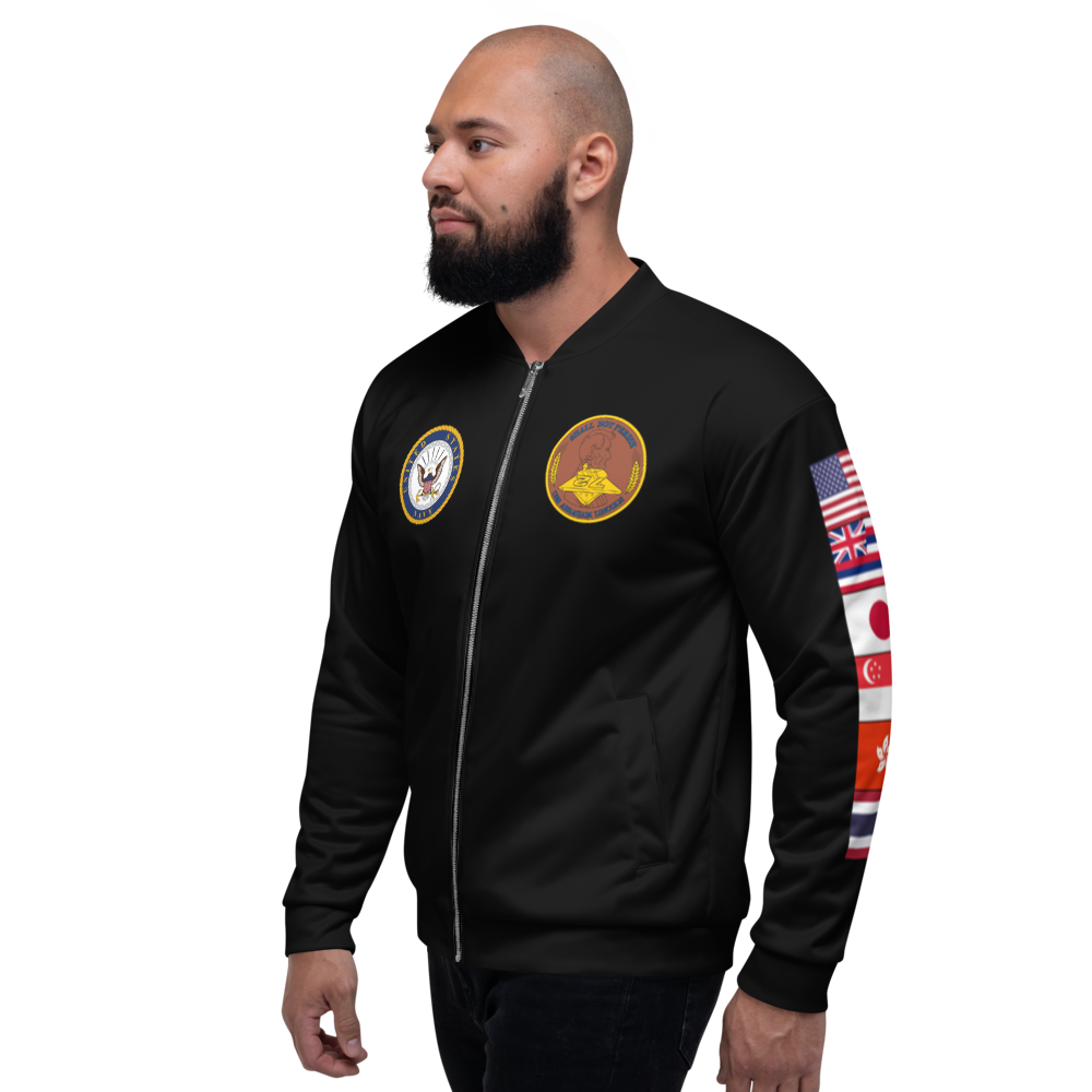 USS Abraham Lincoln (CVN-72) 2006 FP Cruise Jacket – left view, white