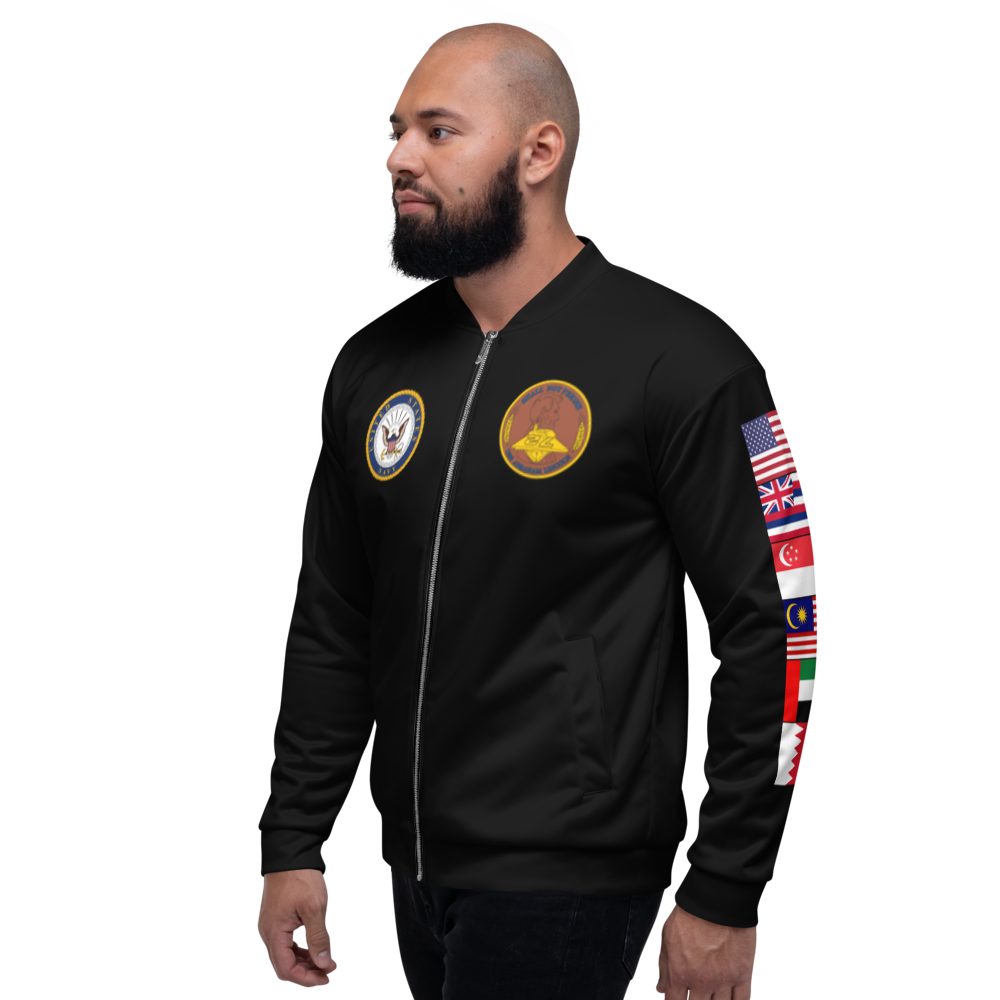 USS Abraham Lincoln (CVN-72) 2010-11 FP Cruise Jacket – left view, white