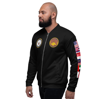 USS Abraham Lincoln (CVN-72) 2010-11 FP Cruise Jacket – left view, white