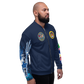 USS America (CVA-66) 1968 Full Print Cruise Jacket - Shellback – right view, white