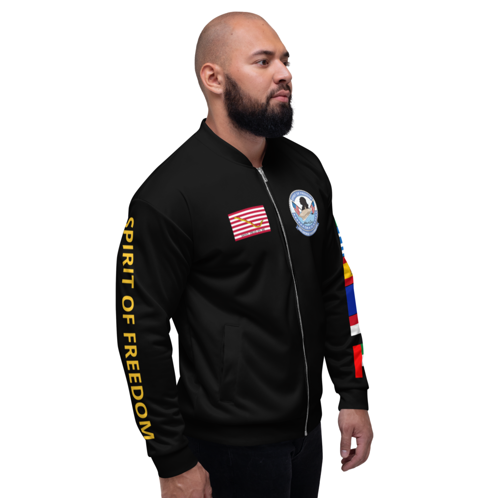 USS George Washington (CVN-73) 1996 FP Cruise Jacket - Black – right view, white