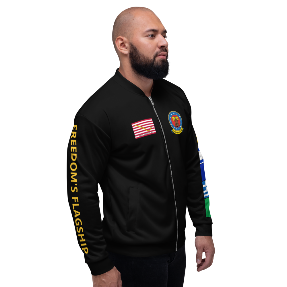 USS Independence (CV-62) 1979 FP Cruise Jacket - Black – right view, white