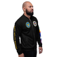 USS John F. Kennedy (CV-67) 1986-87 FP Cruise Jacket - Black – right view, white