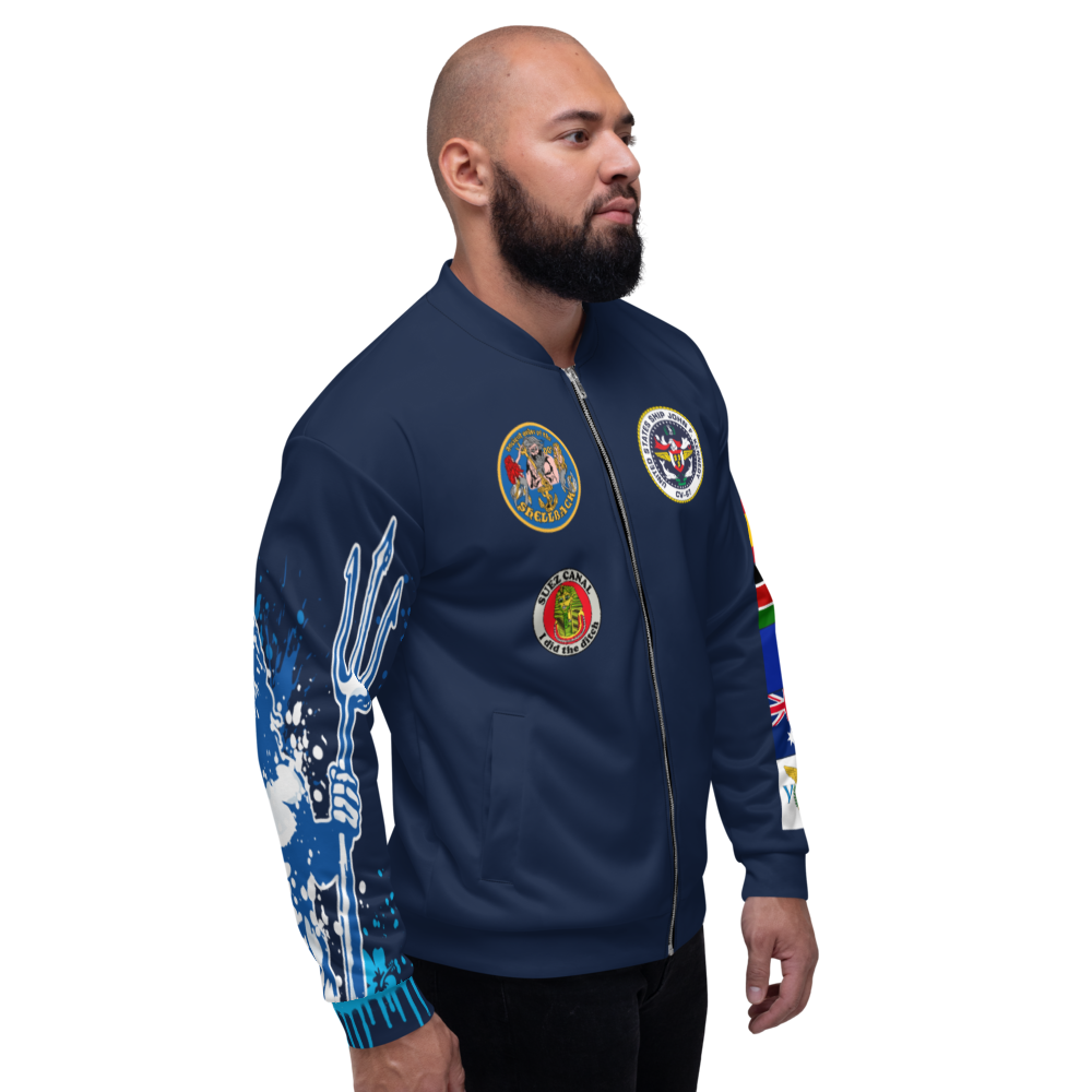 USS John F. Kennedy (CV-67) 1982 FP Cruise Jacket - Shellback – right view, white