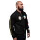 USS Kitty Hawk (CVA-63) 1973-74 FP Cruise Jacket - Black – right view, white